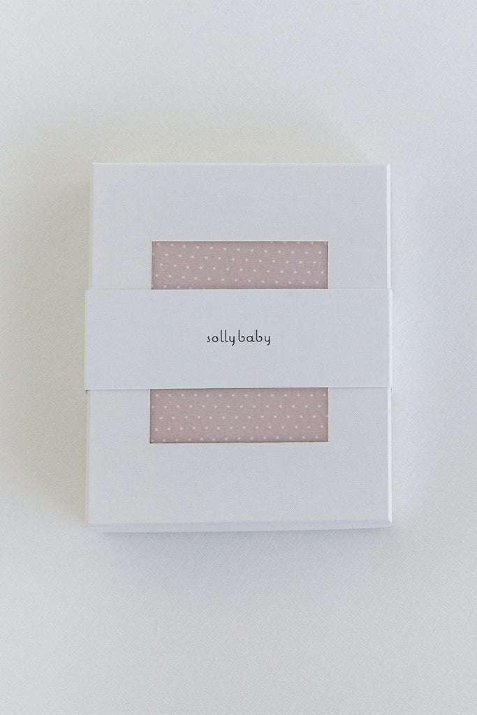 WRAP - Blush Swiss Dot