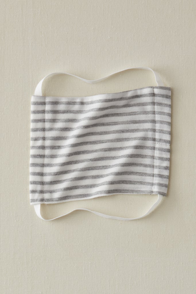 MASK - Natural & Grey Stripe