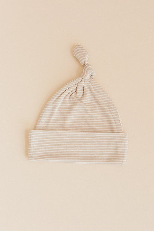 KNOTTED HAT - Neutral Stripe